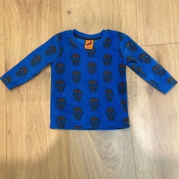 TILT Kid’s Fleece With Skulls Size 1 - Picture 1 of 4